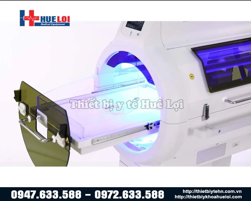 Chi tiết đèn điều trị vàng da