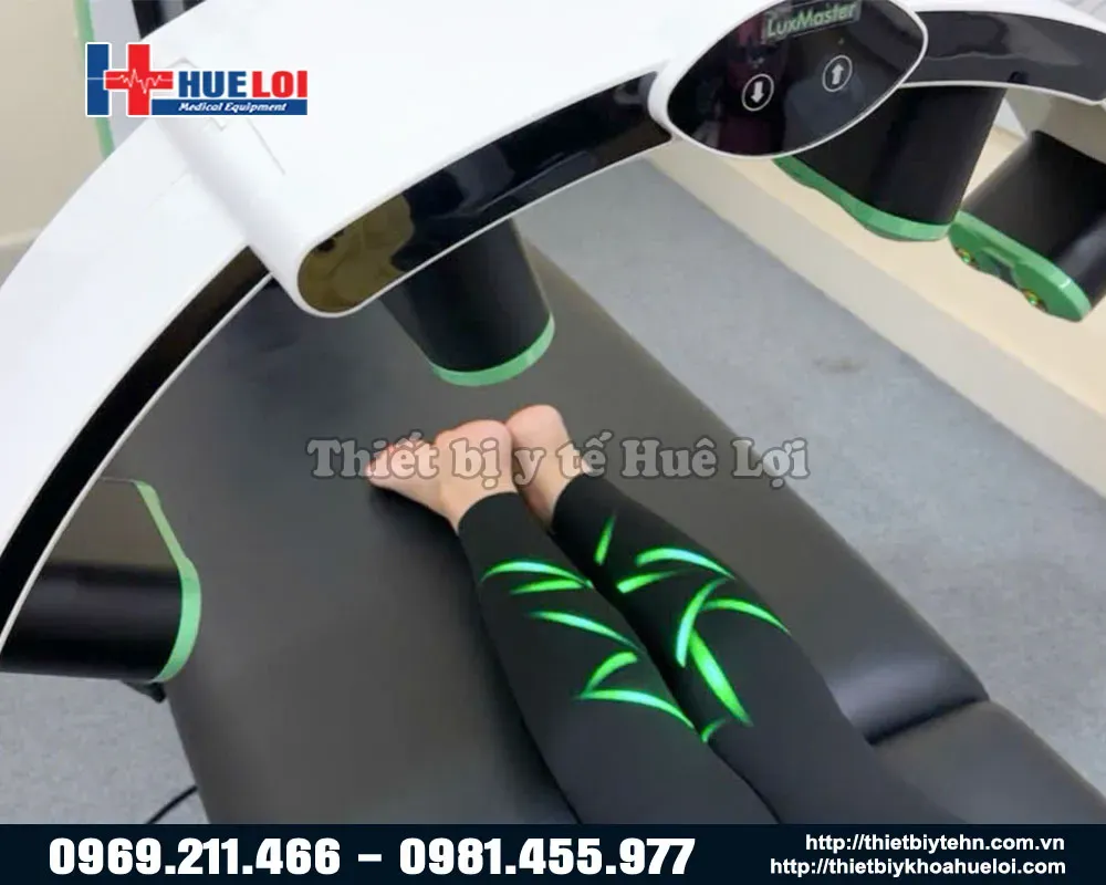 Điều trị giảm mỡ vùng chân máy laser trị liệu tần số thấp