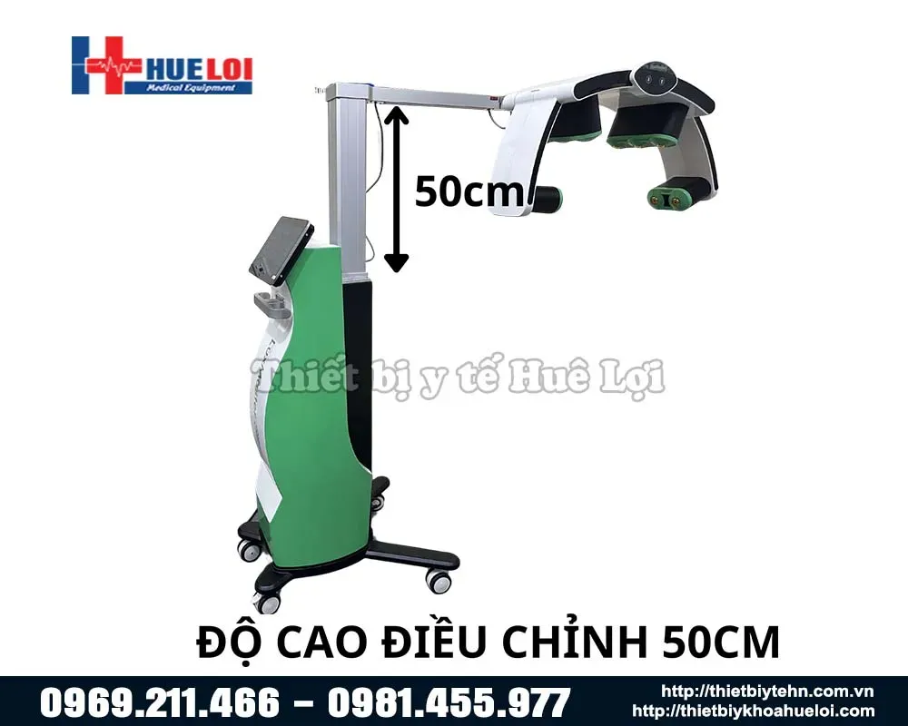 Kích thước điều chỉnh chiều cao máy laser trị liệu tần số thấp