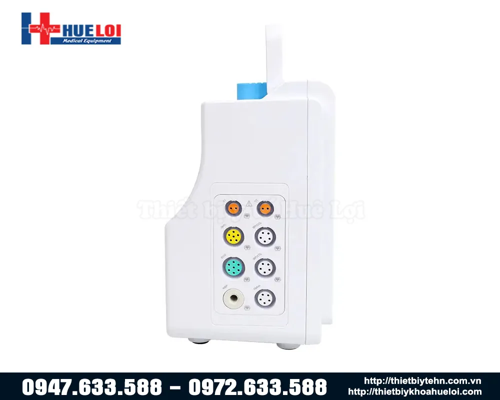 Mặt bên monitor theo dõi bệnh nhân Contec CMS6000