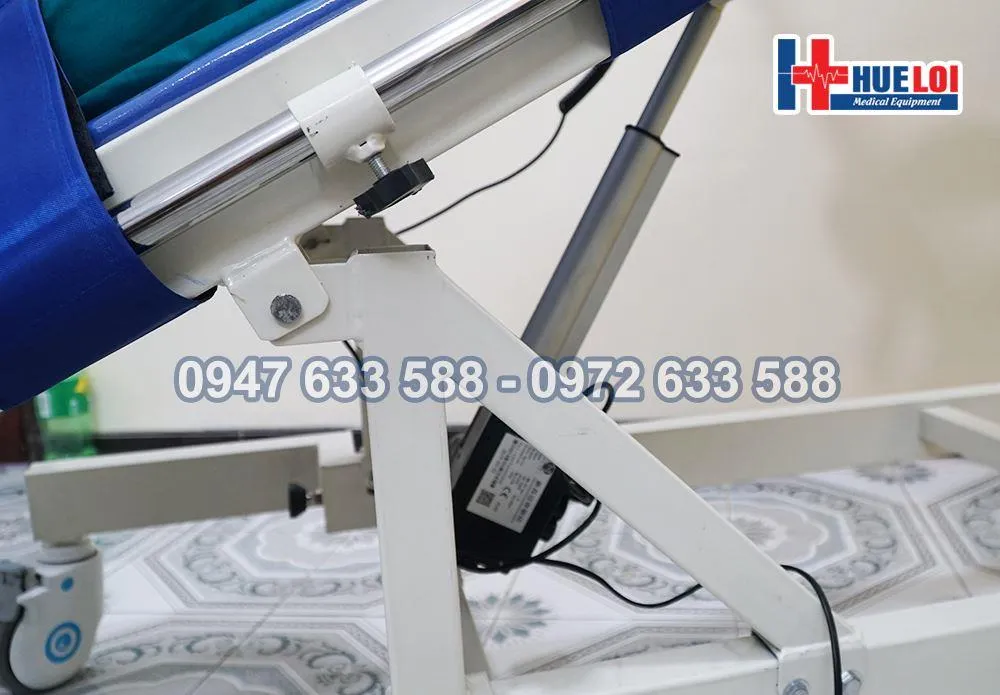 Cơ chế nâng hạ bằng piston của giường tập đứng bằng điện