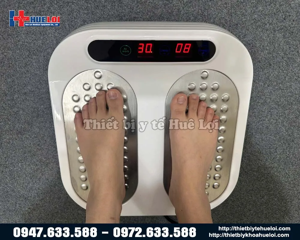 Điều trị bằng sóng terahertz vùng bàn chân