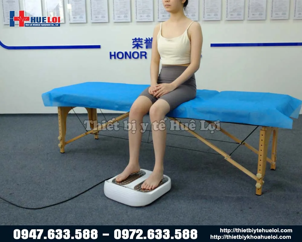 Điều trị bằng máy trị liệu bàn chân bằng sóng terahertz