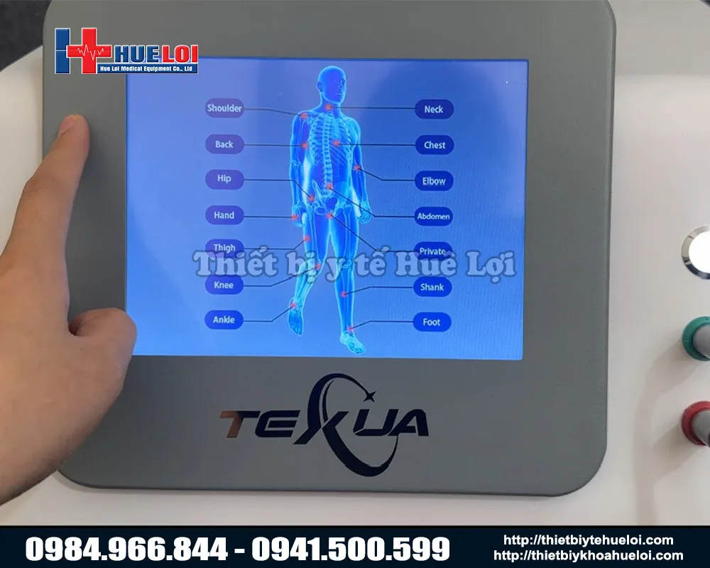 Máy siêu âm trị liệu hai đầu dò hãng texua