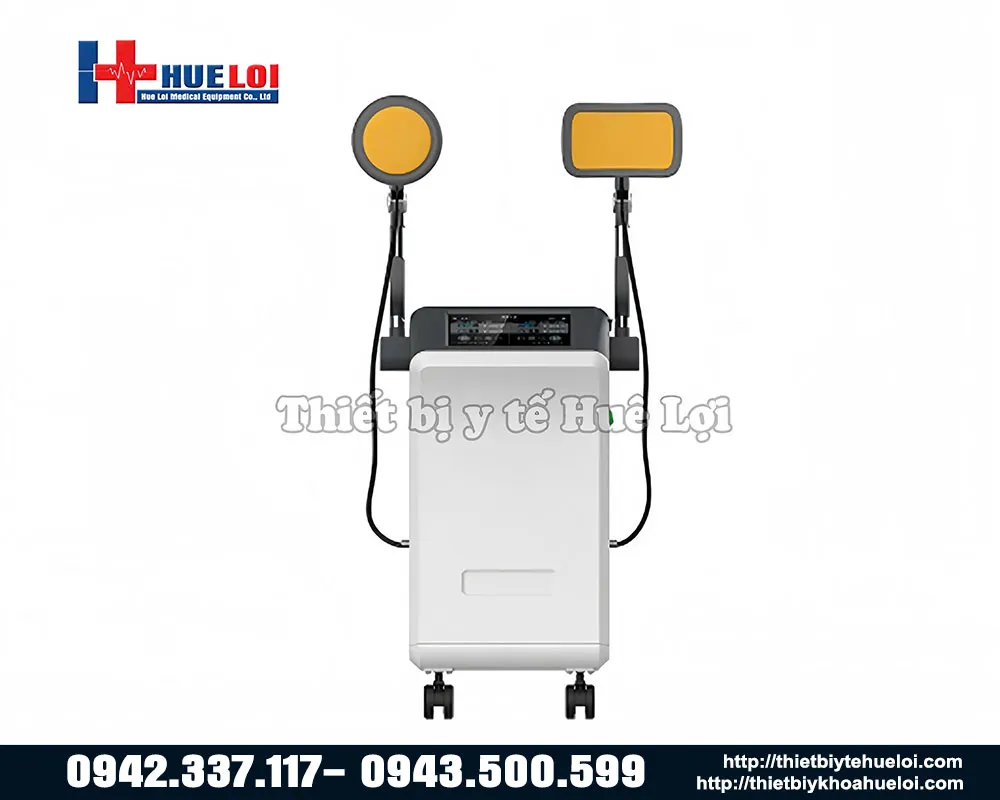 Máy vi sóng haobro 2 đầu điều trị