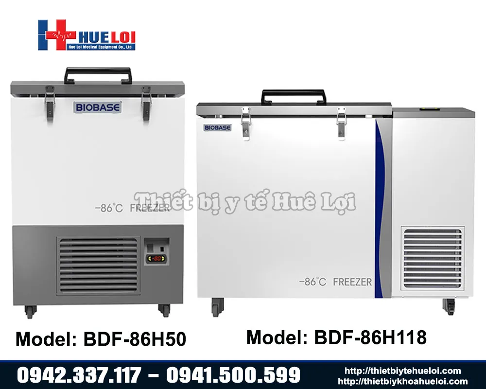 Tủ cấp đông sâu kiểu ngang chuyên dụng âm 86 độ c