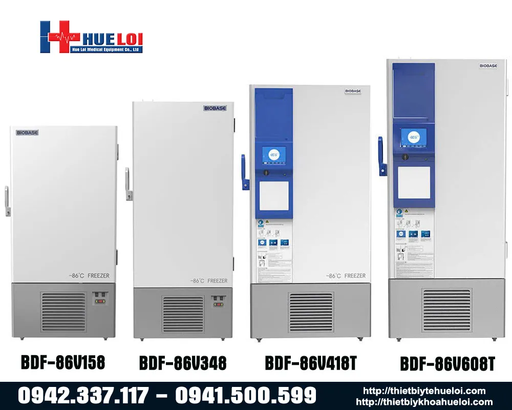 Tủ đông sâu biobase dạng đứng âm 86 độ c