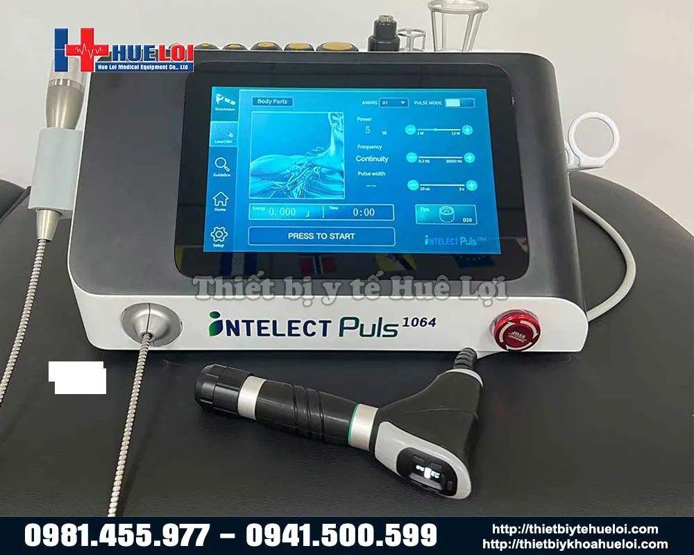 Máy xung kích trị liệu 2 chức năng trong 1