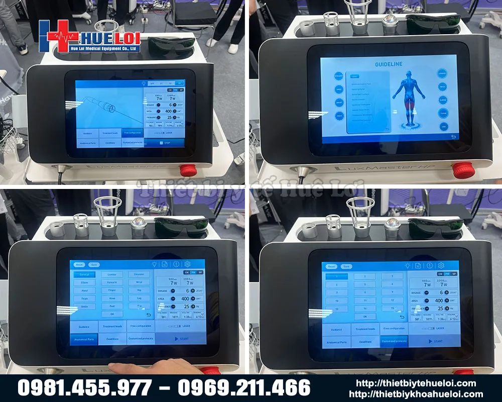 Các chế độ trị liệu của máy trị liệu toàn thân bằng tia laser