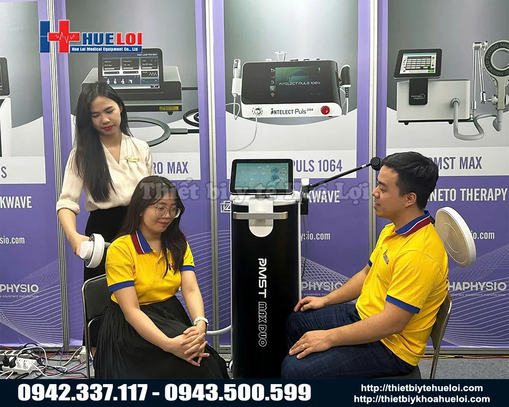 Máy từ trường trị liệu hai kênh điều trị pmst max duo