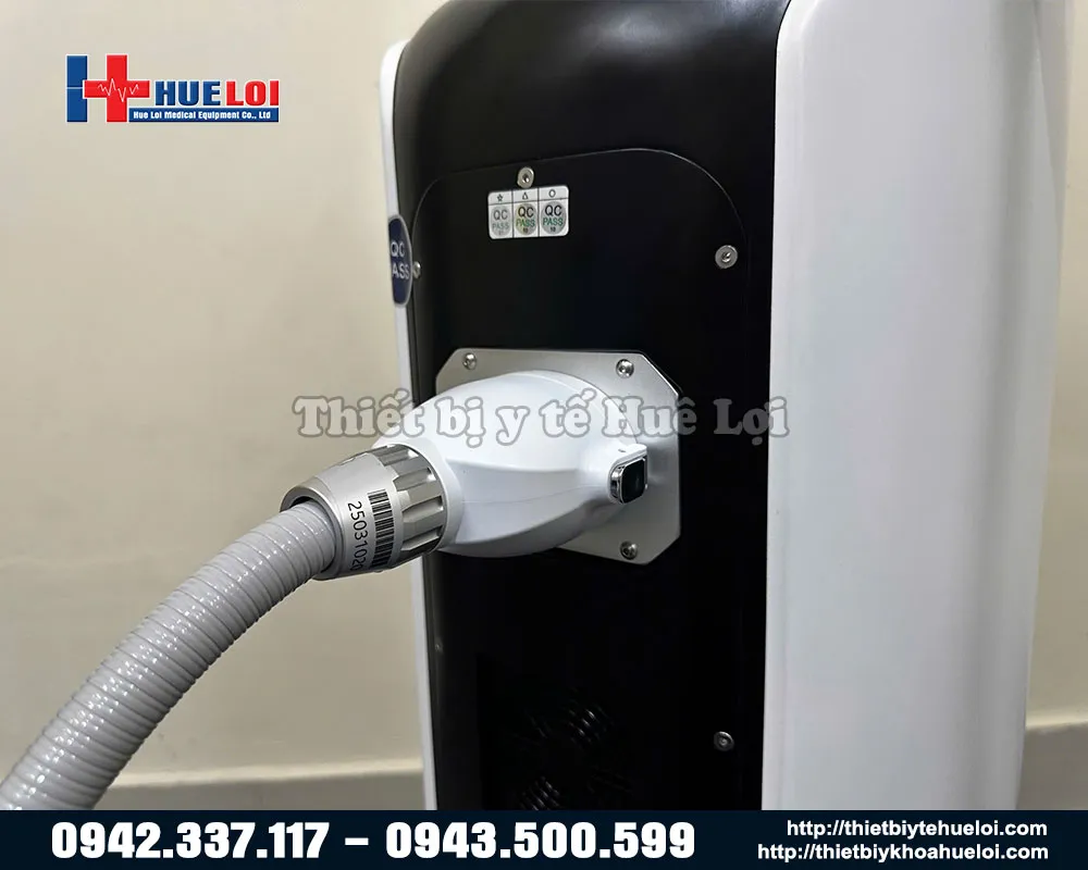 Kết nối tay súng với thân máy xung kích hội tụ