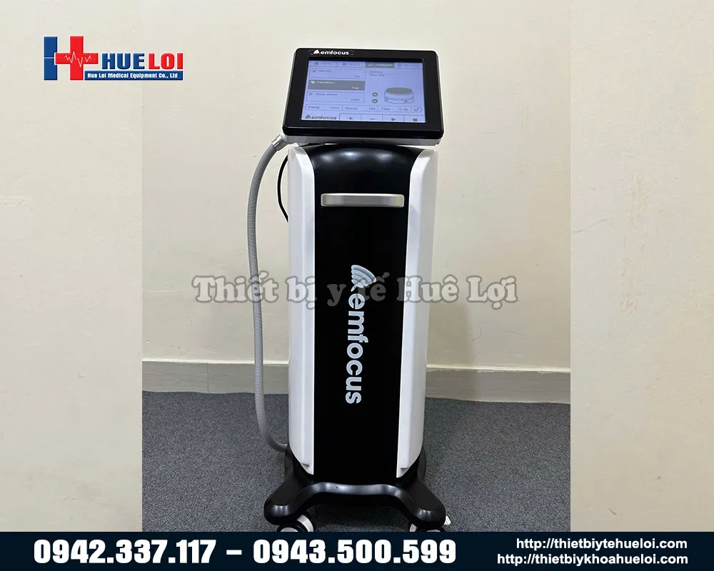 Thiết bị vật lý trị liệu máy xung kích emfocus thế hệ mới