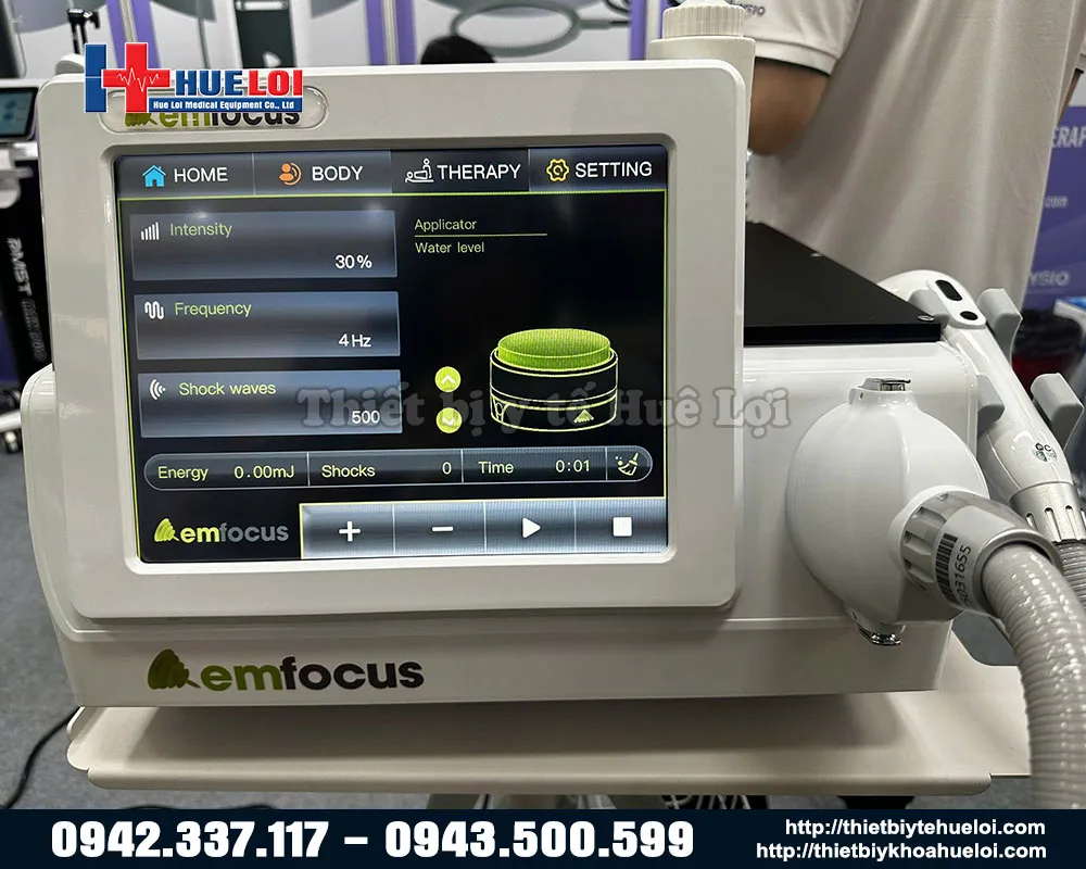 Máy xung kích hội tụ emfocus tần số thấp