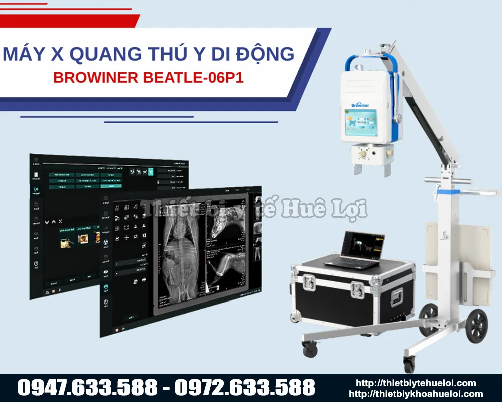 Máy chụp X quang thú y di động thế hệ mới
