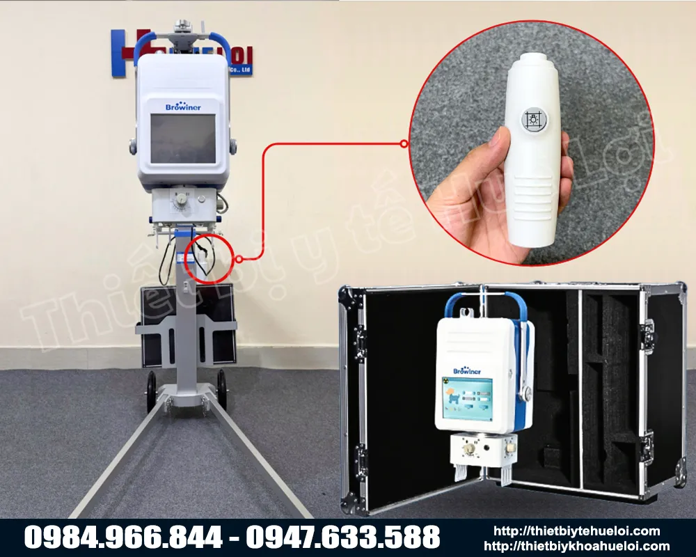 Hệ thống X-Ray thú y sở hữu thiết kế di động, linh hoạt