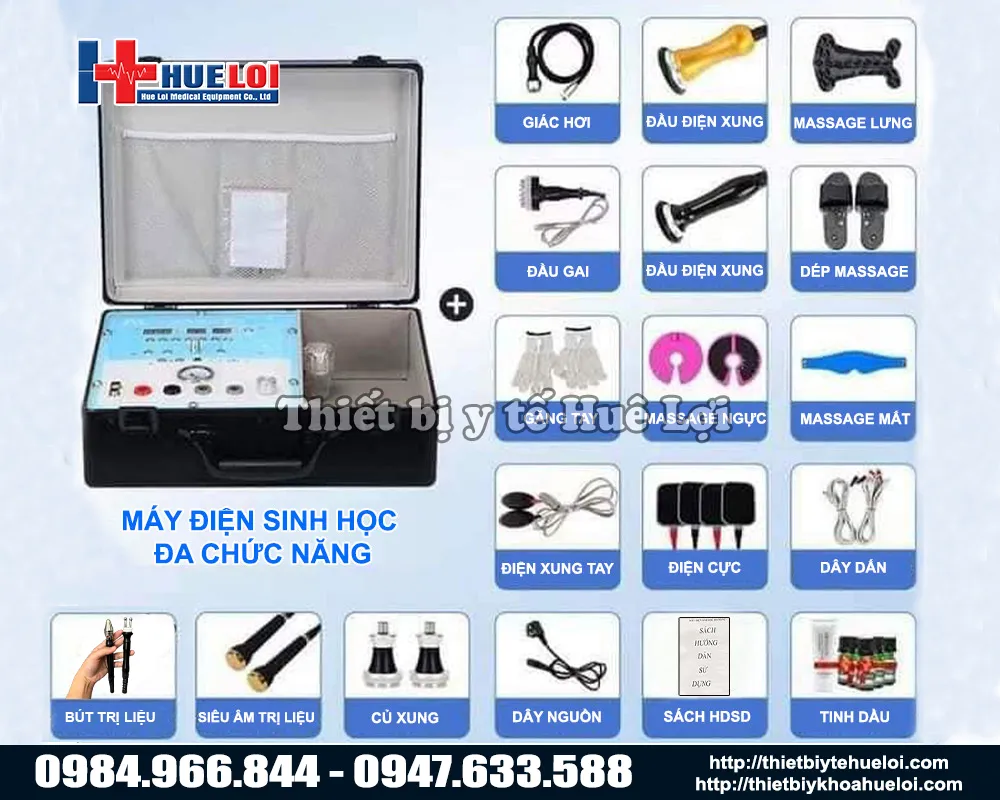 Cấu hình và phụ kiện máy điện sinh đa chức năng thế hệ mới nhất