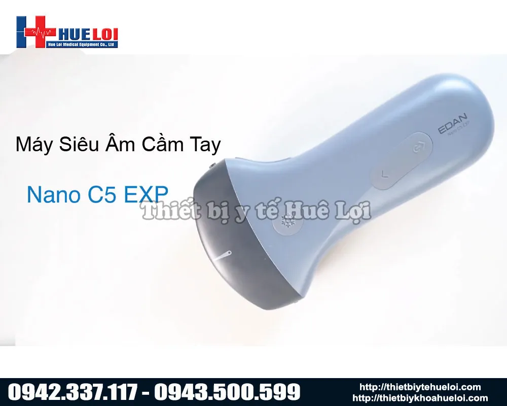 Máy siêu âm cầm tay di động giá rẻ edan nano c5 exp