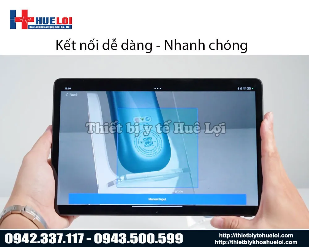 công nghệ truyền dữ liệu ưu việt của máy siêu âm di động huê lợi