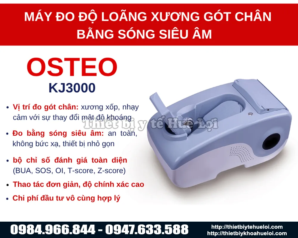Máy đo loãng xương bằng sóng siêu âm OSTEOKJ3000