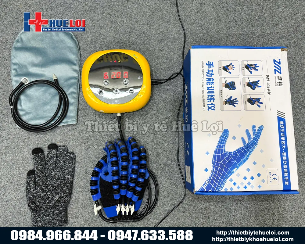 Chi tiết máy và phụ kiện máy tập phục hồi bàn tay cho người tai biến