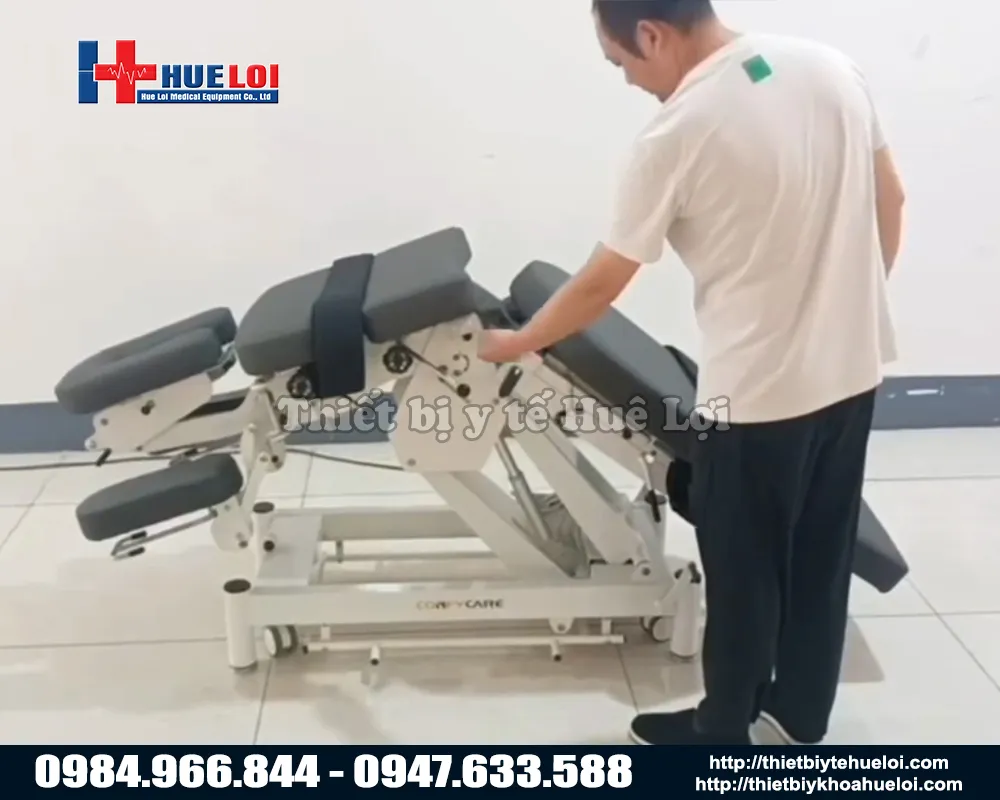 Bàn trị liệu cột sống toàn thân el07 giá rẻ nhưng công năng như bàn trị liệu cột sống manuthare 242