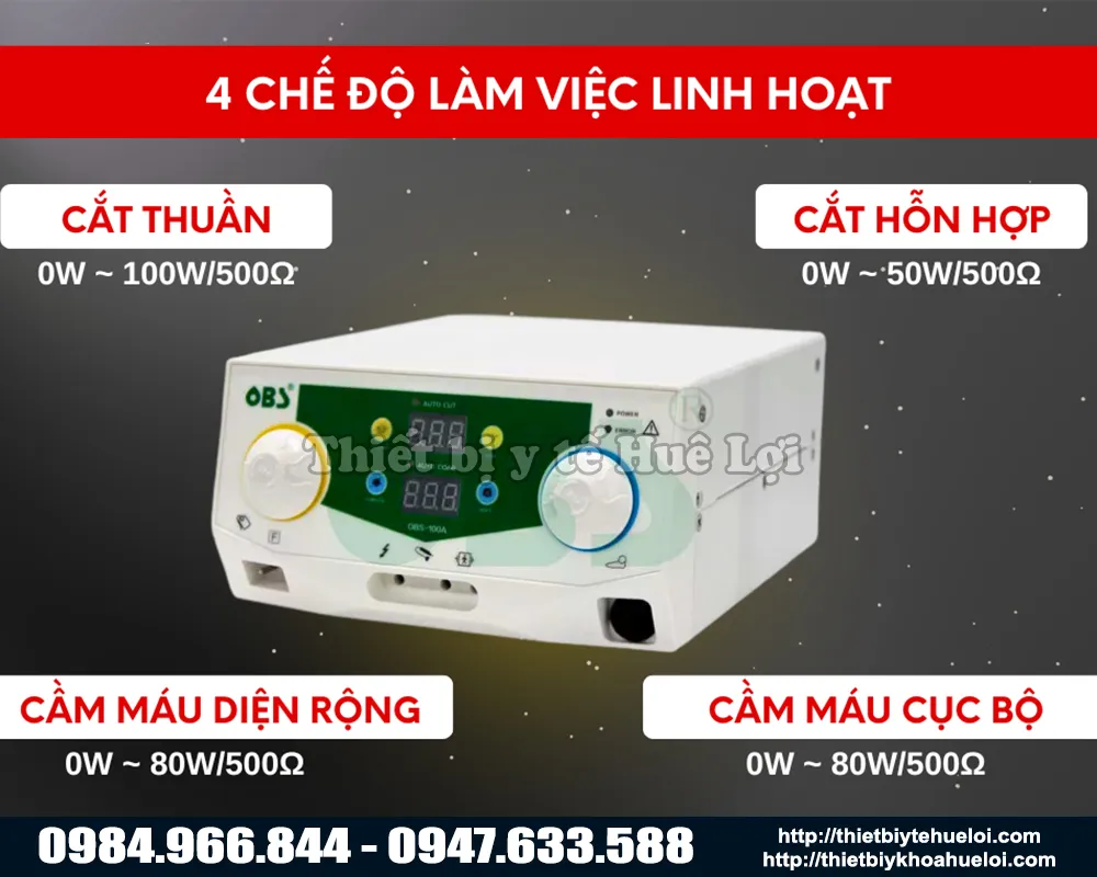 Dao mổ điện đơn cực thú y thế hệ mới