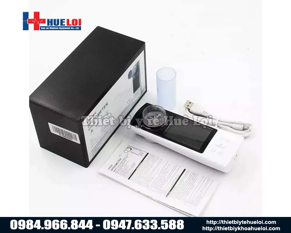 Khí phế dung kế cầm tay contec sp80b