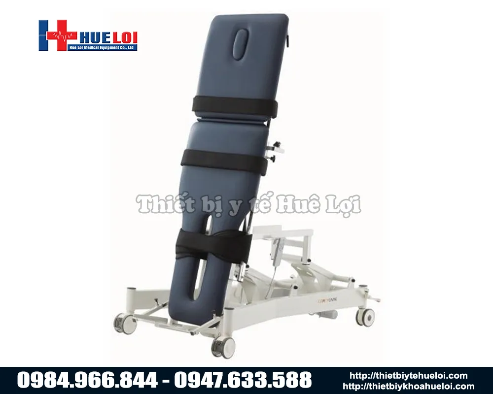Giường tập đứng coinfycare cao cấp el12 dành cho bệnh viện và phòng khám phục hồi chức năng