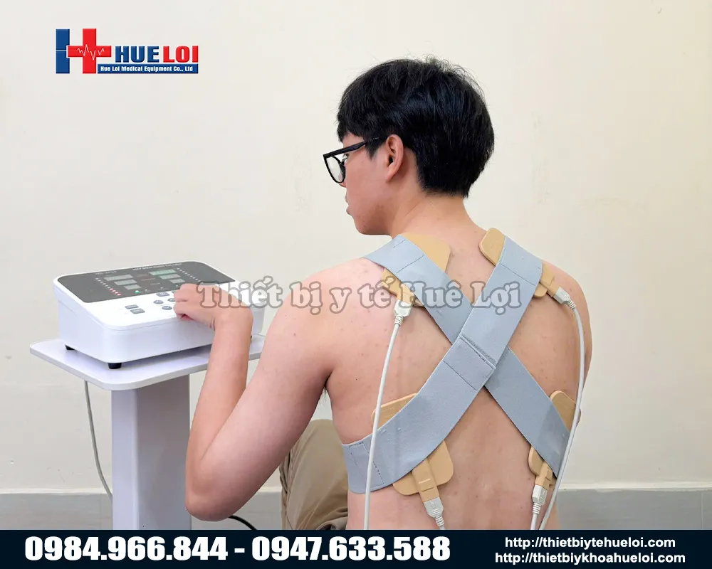 Trị liệu bằng máy điện xung trung tân hb zp10