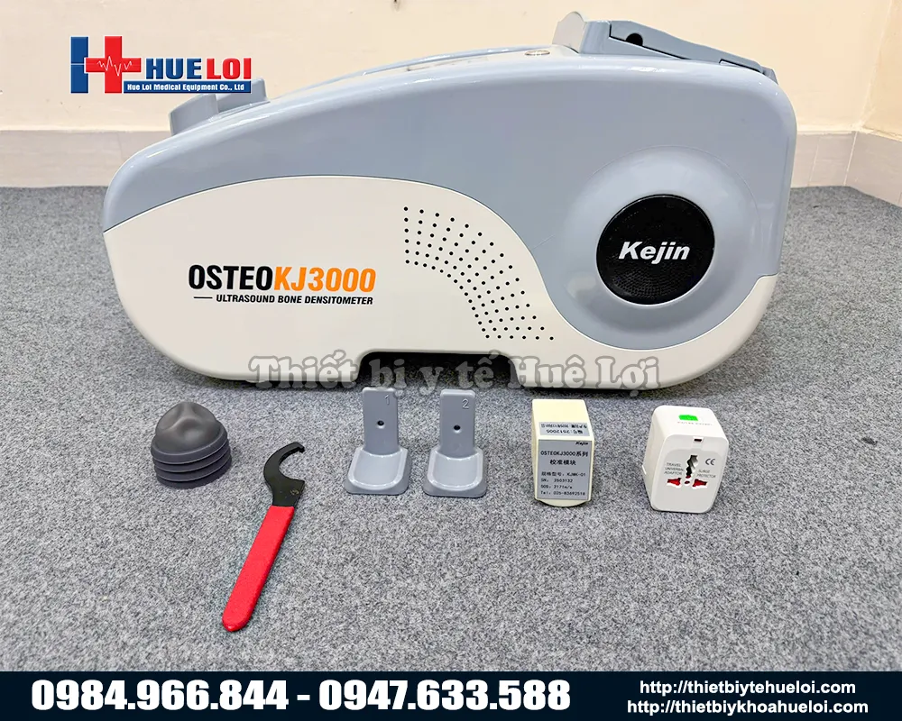 máy đo mật độ xương got chân bằng sóng siêu âm