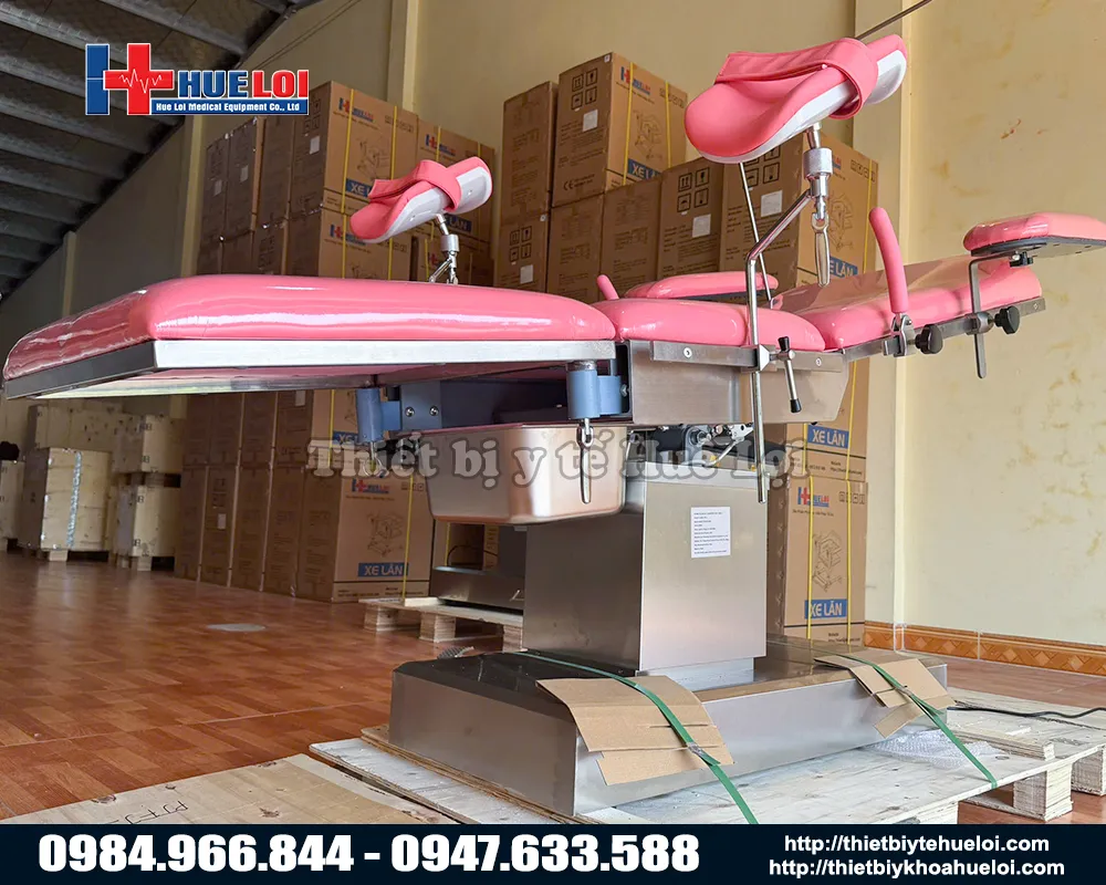 Chất lượng khung thép bàn khám sản điện của Huê Lợi