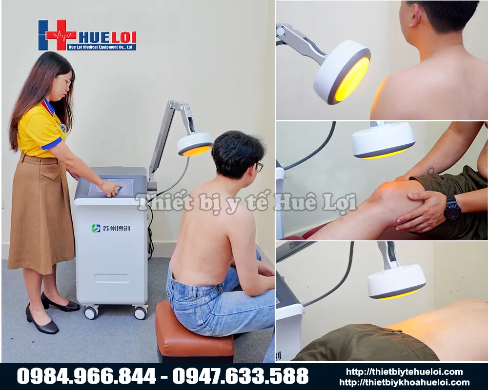 Điều trị bằng máy vi sóng trị liệu amt b1