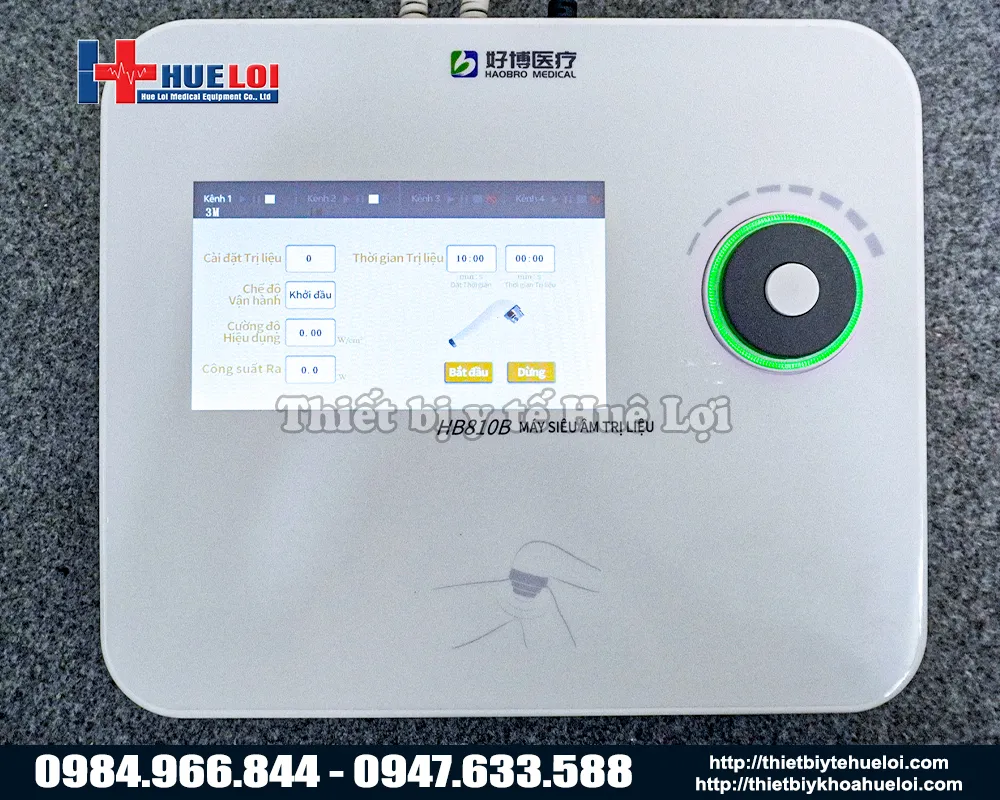 Máy siêu âm đa tần chuẩn y khoa haobro cao cấp