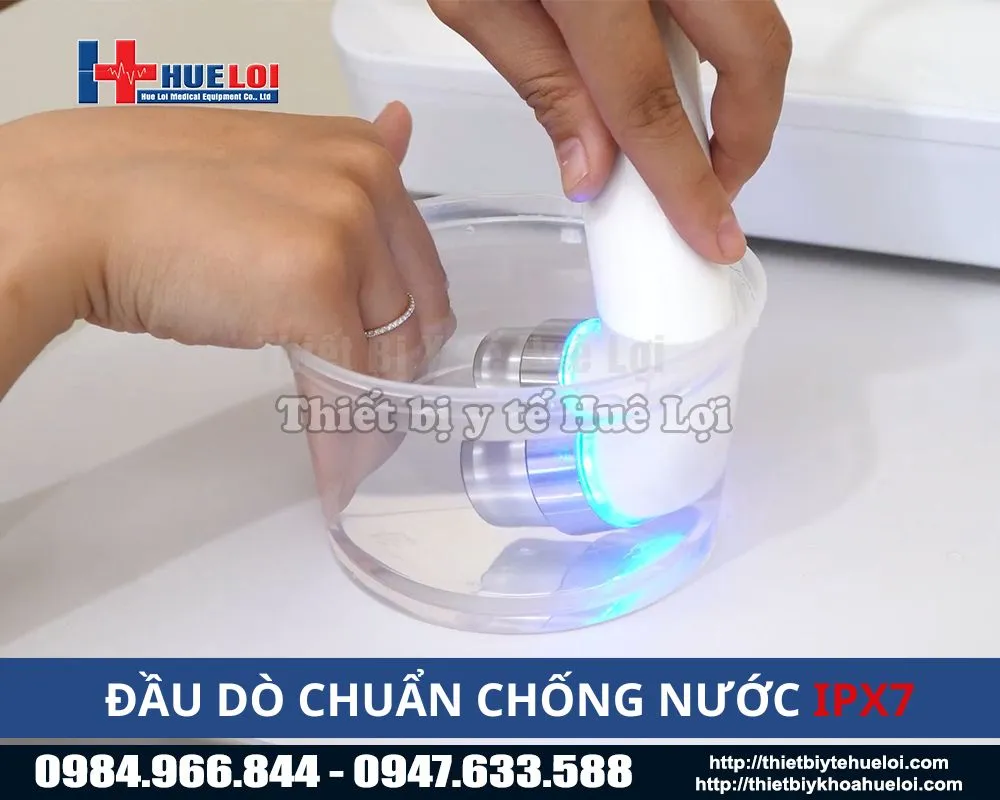 Khả năng siêu âm trong nước của máy siêu âm trị liệu đa tần HB810