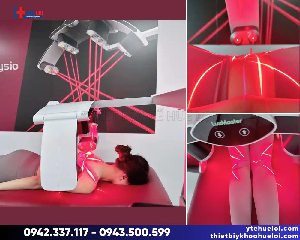 Điều trị bằng máy laser lux master slim