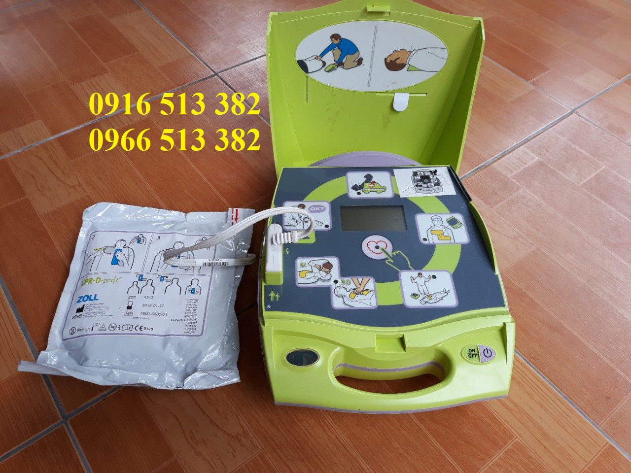 Máy sốc tim dùng cho xe cứu thương