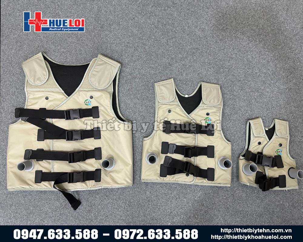 Áo vest máy vỗ rung lồng ngực tần số cao