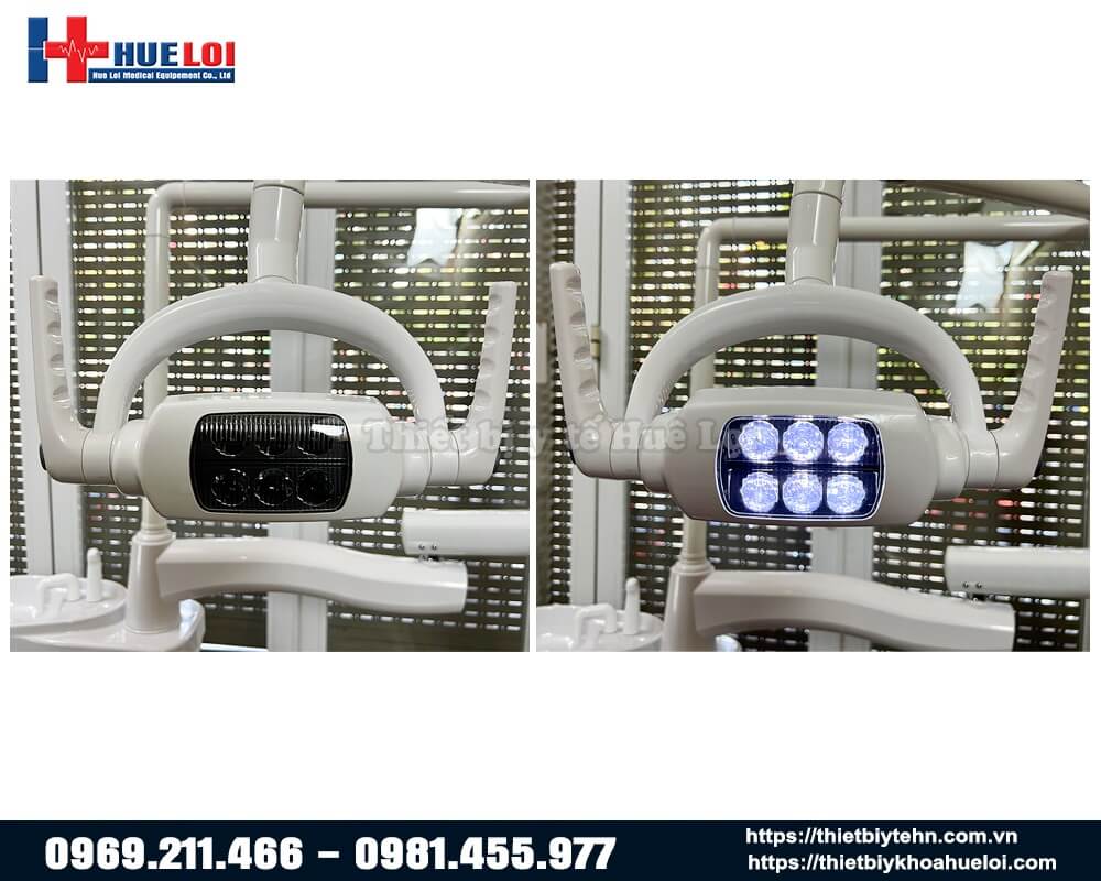 đèn khám răng 6 bóng