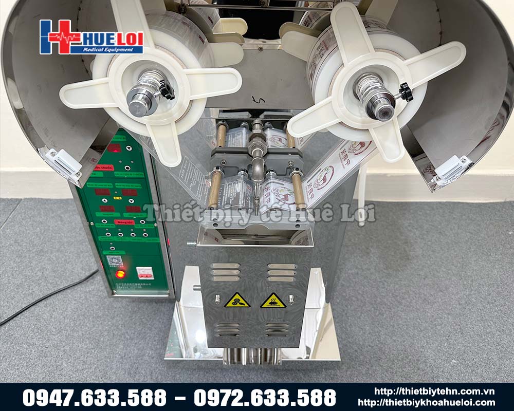 chi tiết bộ phận đóng túi của máy đóng túi tự động