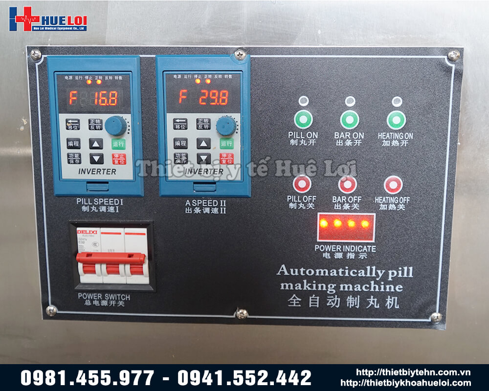 bảng điều khiển máy làm hoàn cao cấp