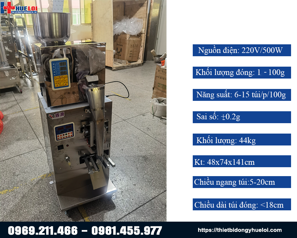 máy đóng túi 100g
