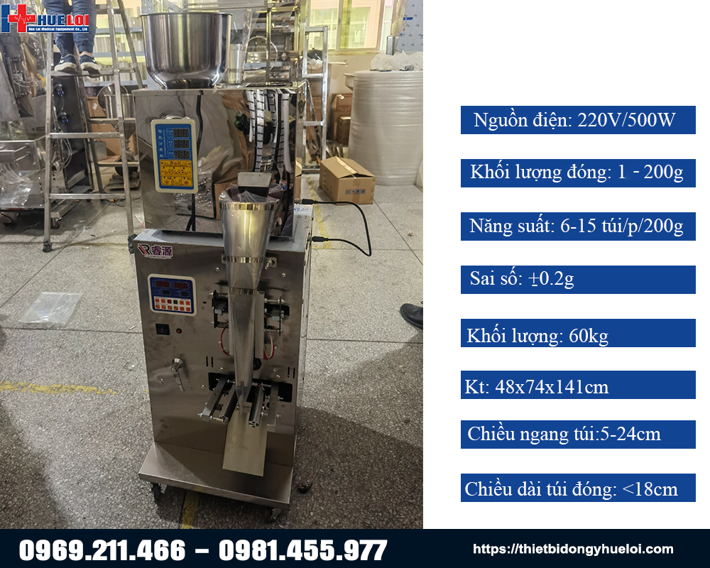 máy đóng túi 200g