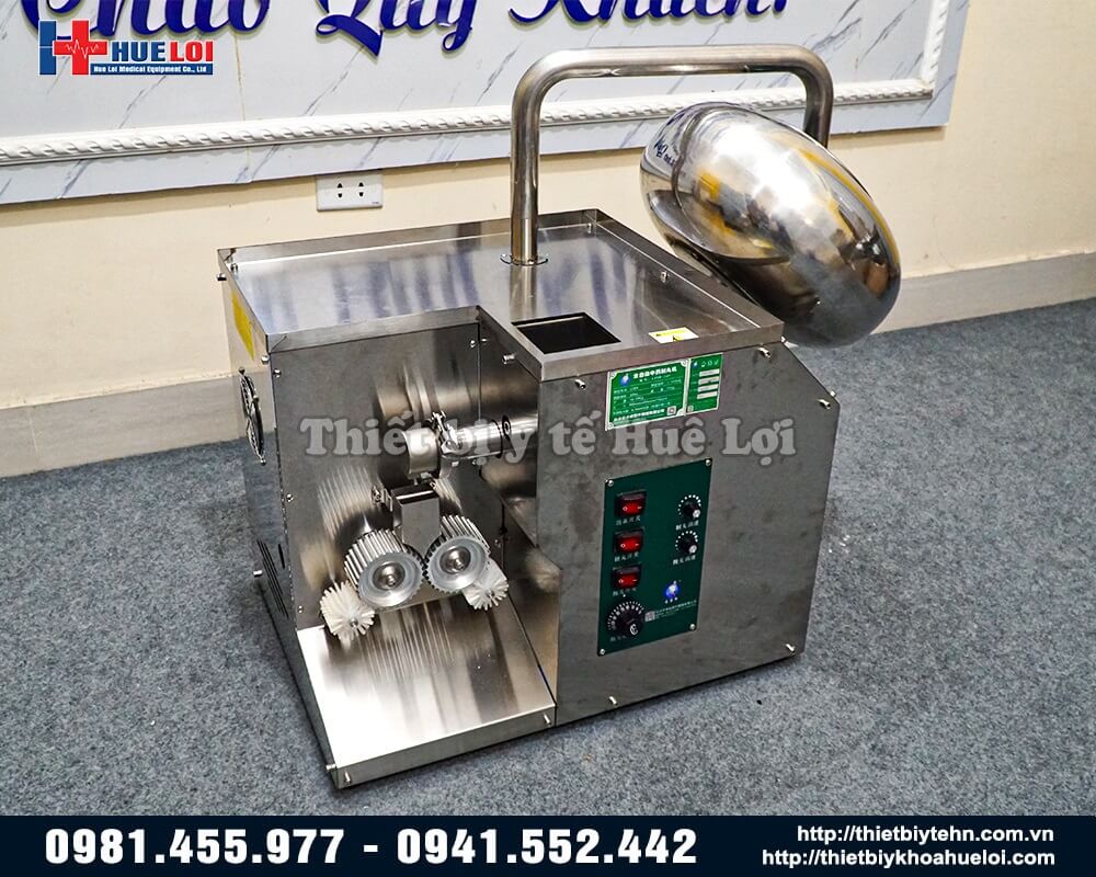 máy tạo viên hoàn và sấy khô đánh bóng thuốc