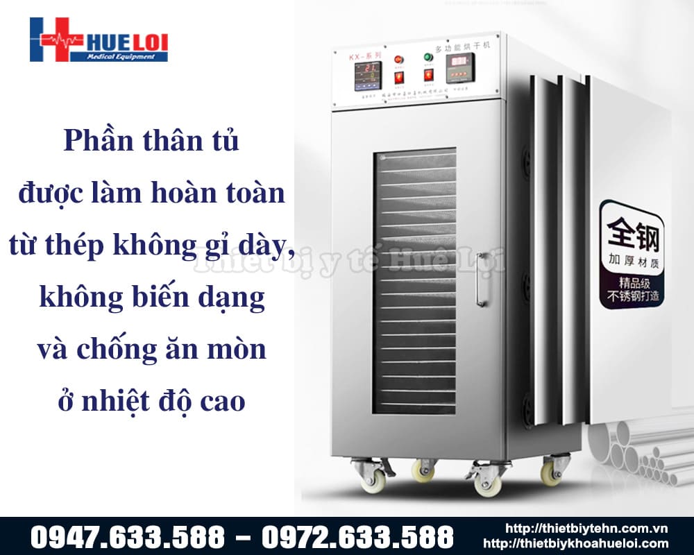 tủ sấy dược liệu 22 tầng