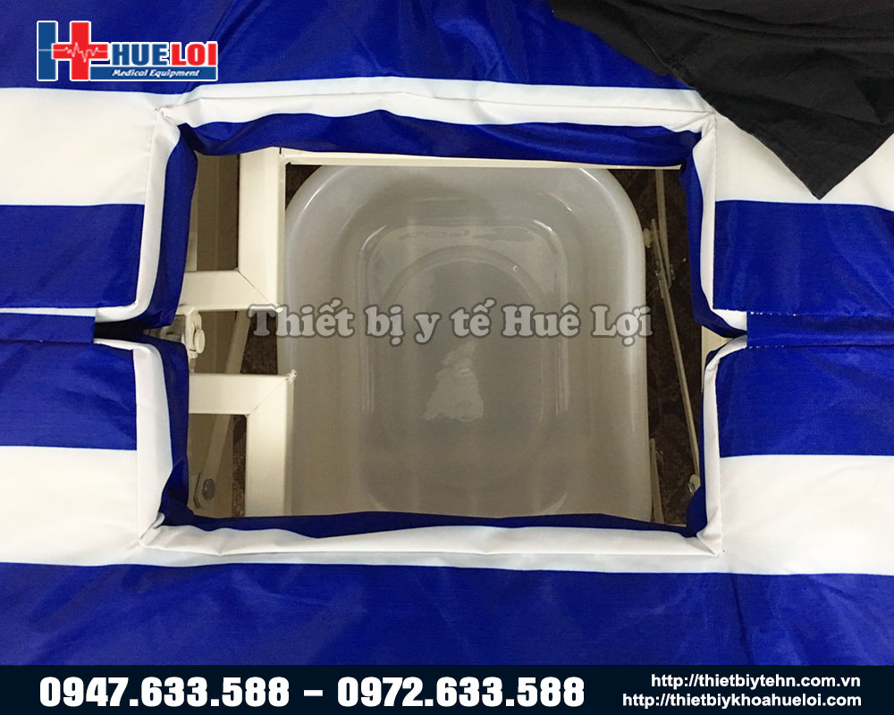giường y tế có bô vệ sinh