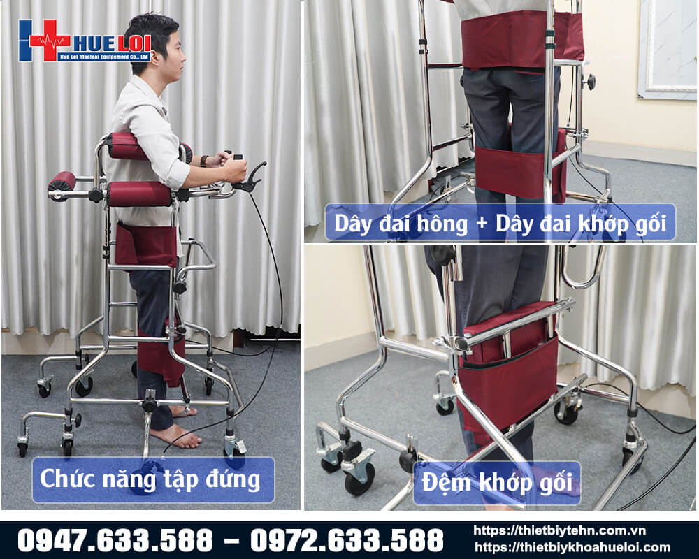 Sử dụng xe tập đứng