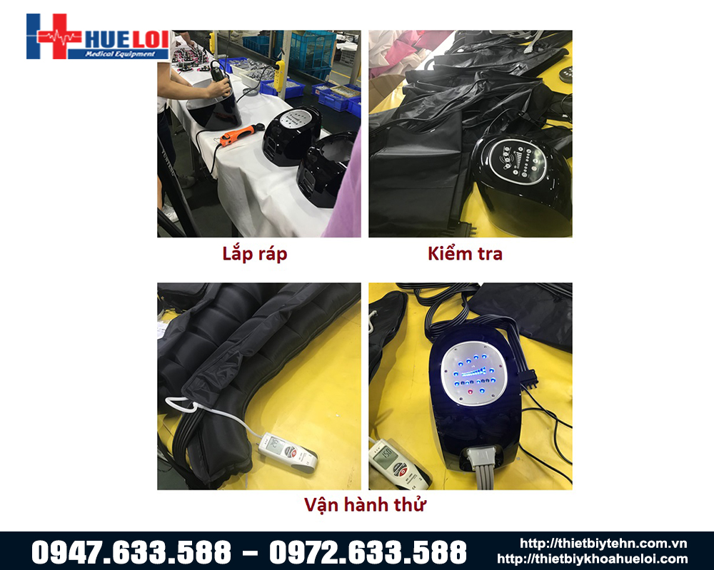 Quy trình sản xuất Máy nén ép khí trị liệu