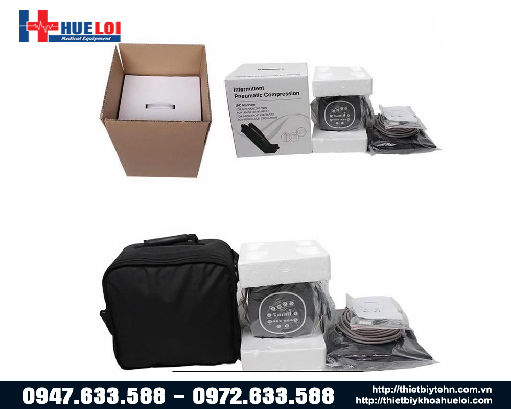 Quy cách đóng gói Máy nén ép khí trị liệu