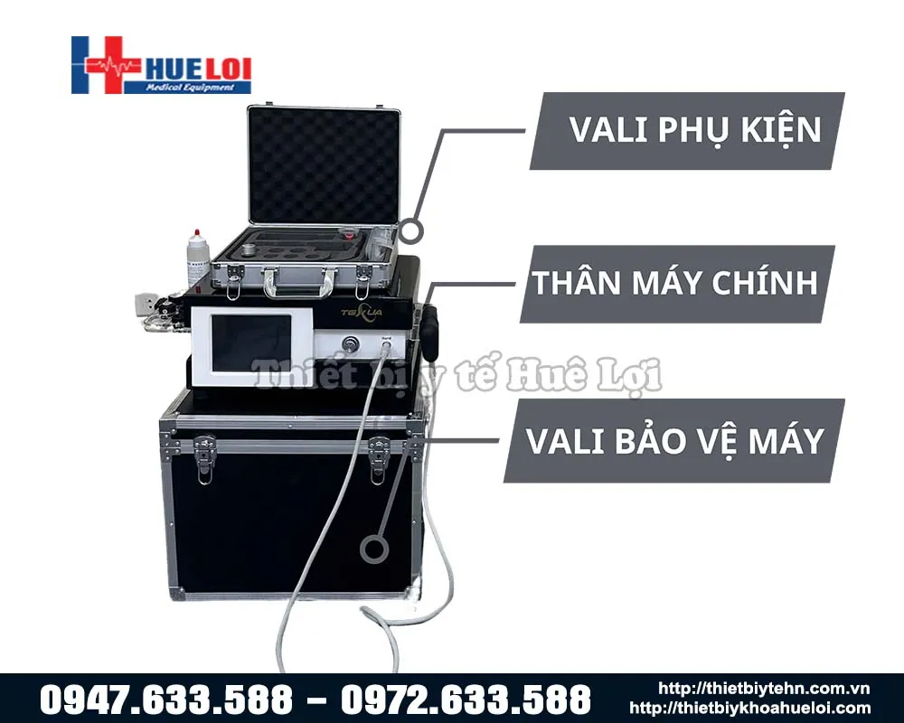 Cấu hình máy xung kích trị liệu T501B